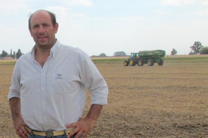 La agricultura sustentable es explicada en primera persona por Marcelo Testa, en el establecimiento La Chacra, en Pergamino