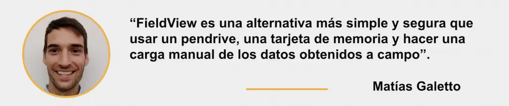 Cita de Matías Galetto sobre FieldView